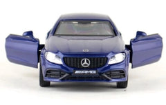 [TOY] 1:36 Mercedes-AMG 2023 C63S Coupe Blue Model Car Die-Cast