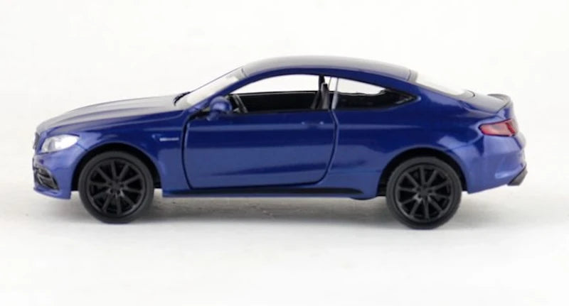 [TOY] 1:36 Mercedes-AMG 2023 C63S Coupe Blue Model Car Die-Cast