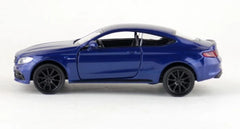 [TOY] 1:36 Mercedes-AMG 2023 C63S Coupe Blue Model Car Die-Cast