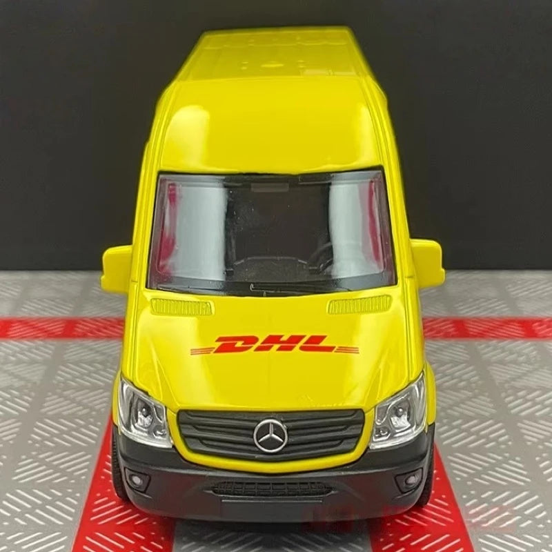 [TOY] 1:36 Mercedes-Benz 2018 Sprinter DHL Model Car Die-Cast