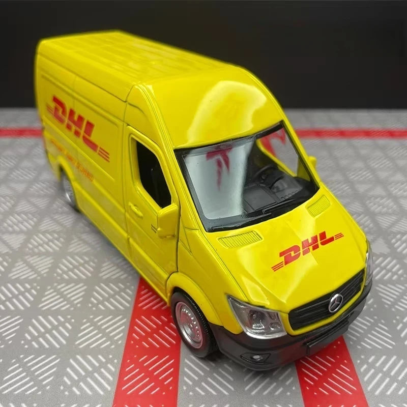 [TOY] 1:36 Mercedes-Benz 2018 Sprinter DHL Model Car Die-Cast