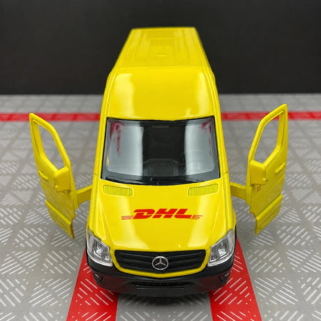 Mercedes-Benz 2018 Sprinter DHL 1:36 – Modelo de Display de Fundición a Presión