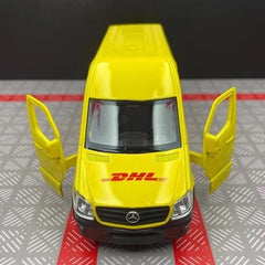 [TOY] 1:36 Mercedes-Benz 2018 Sprinter DHL Model Car Die-Cast