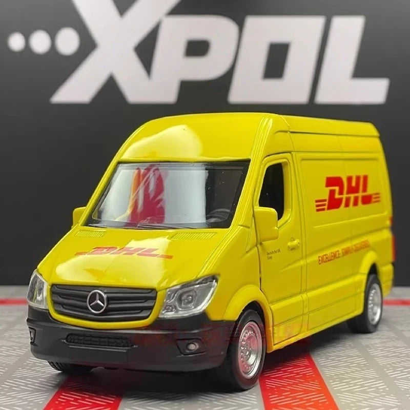 [TOY] 1:36 Mercedes-Benz 2018 Sprinter DHL Model Car Die-Cast