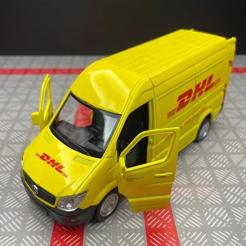 [TOY] 1:36 Mercedes-Benz 2018 Sprinter DHL Model Car Die-Cast