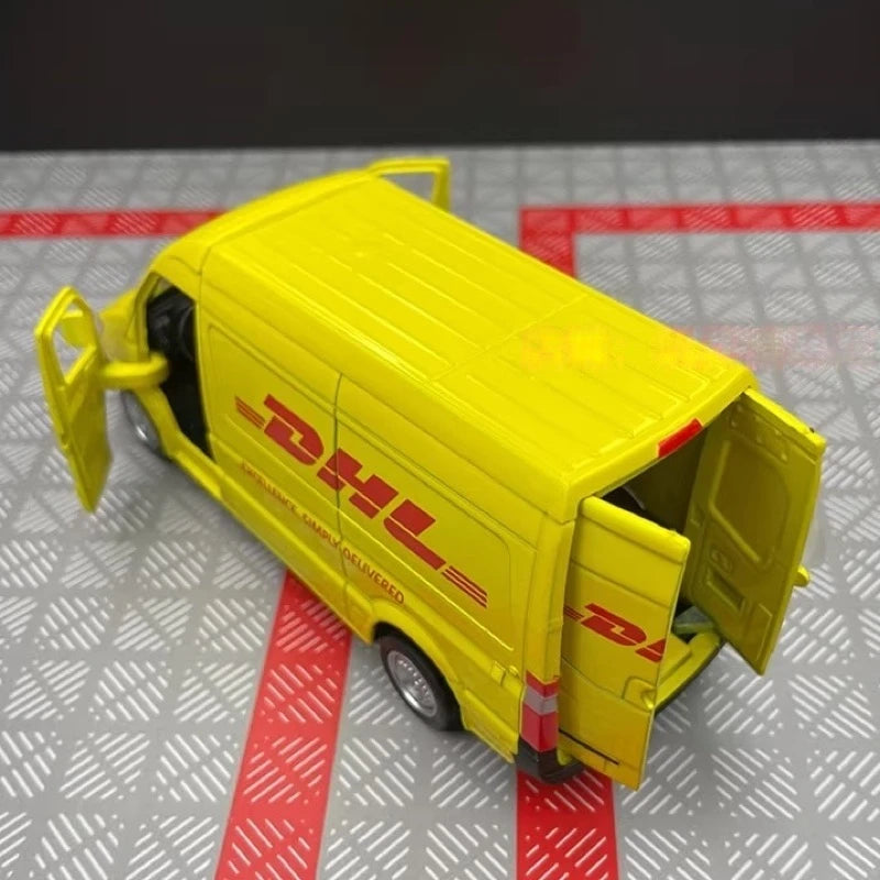 [TOY] 1:36 Mercedes-Benz 2018 Sprinter DHL Model Car Die-Cast