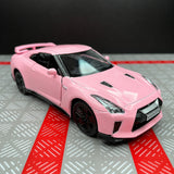 Nissan 2009 GT-R R35 핑크 1:36 – 다이캐스트 디스플레이 모델 다이캐스트