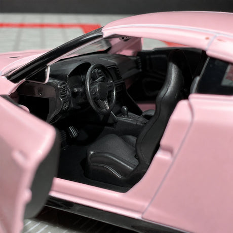 Nissan 2009 GT-R R35 وردي 1:36 – نموذج عرض معدني مصبوب