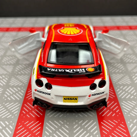 Nissan 2009 GT-R R35 طلاء شل #35 1:36 نموذج عرض القالب - العرض 7