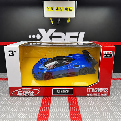 [TOY] 1:36 Pagani 2009 Zonda R Blue Model Car Die-Cast