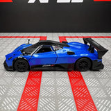 [TOY] 1:36 Pagani 2009 Zonda R Blue Model Car Die-Cast