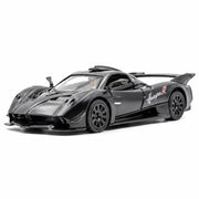 Pagani 2021 Huayra R الأسود 1:36 – مجسم سيارة معدني للعرض