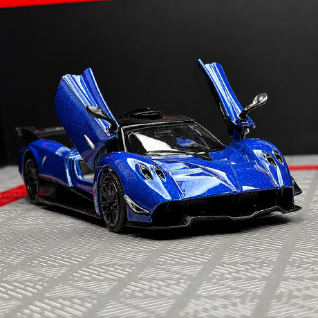 [TOY] 1:36 Pagani 2021 Huayra R Blue Model Car Die-Cast