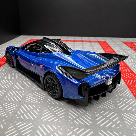 [TOY] 1:36 Pagani 2021 Huayra R Blue Model Car Die-Cast