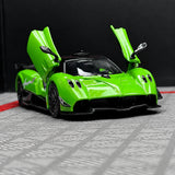 Pagani 2021 Huayra R Green 1:36 – Model wyświetlacza odlewany z metalu
