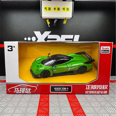 [TOY] 1:36 Pagani 2021 Huayra R Green Model Car Die-Cast