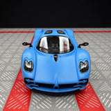 Pagani 2023 يوتوبيا بلو 1:36 – نموذج عرض معدني مصبوب، مصبوب.