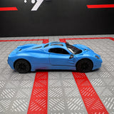 Pagani 2023 يوتوبيا بلو 1:36 – نموذج عرض معدني مصبوب، مصبوب.