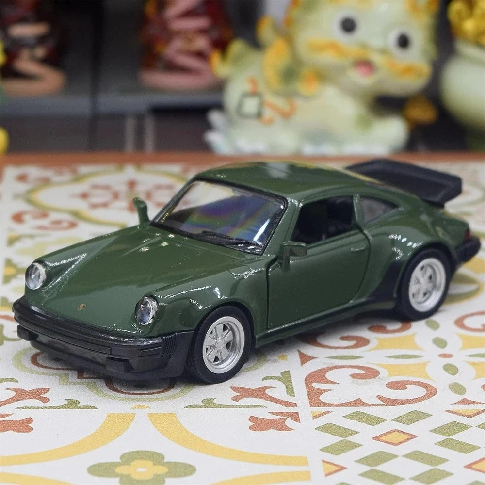[TOY] 1:36 Porsche 1978 911 Turbo Green Model Car Die-Cast