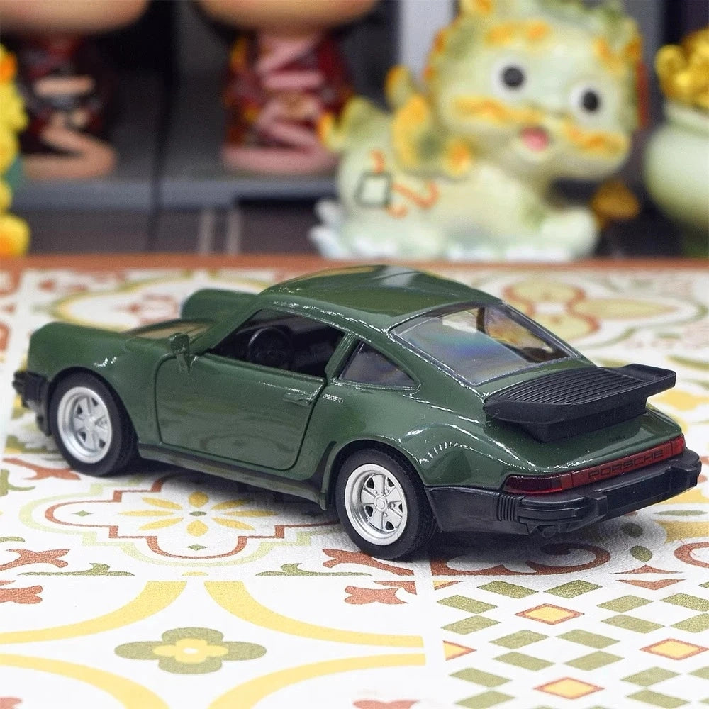 [TOY] 1:36 Porsche 1978 911 Turbo Green Model Car Die-Cast