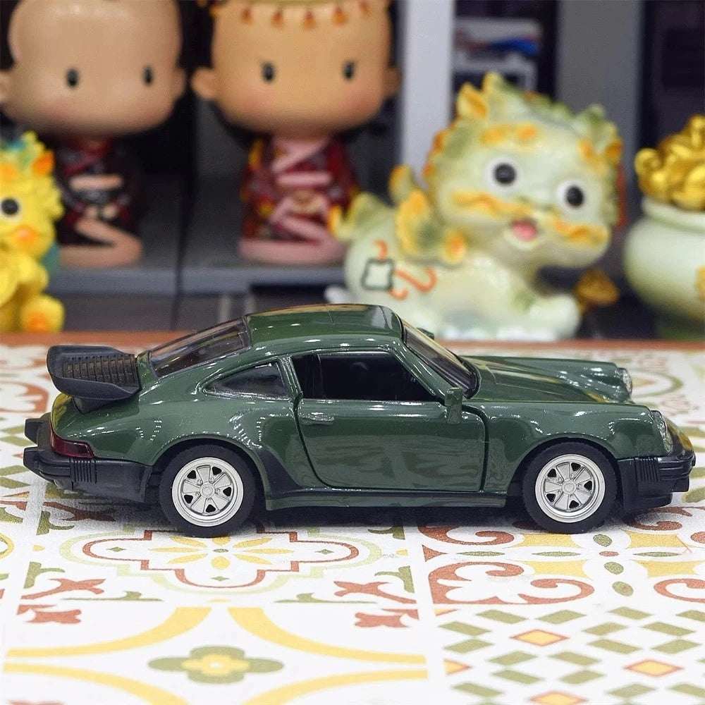 [TOY] 1:36 Porsche 1978 911 Turbo Green Model Car Die-Cast