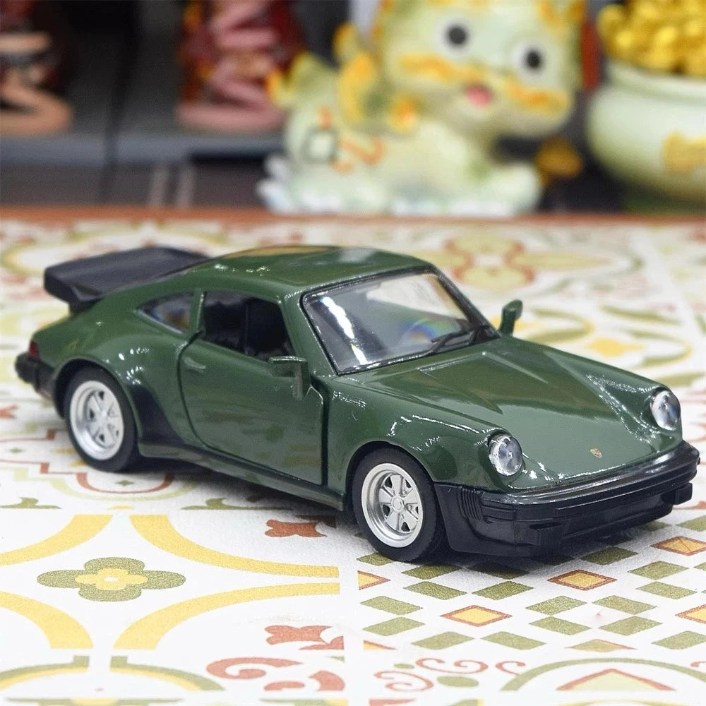 [TOY] 1:36 Porsche 1978 911 Turbo Green Model Car Die-Cast