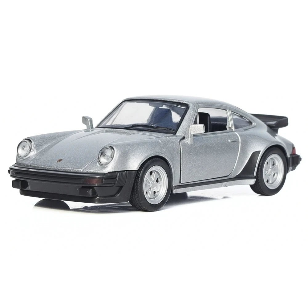 [TOY] 1:36 Porsche 1978 911 Turbo Silver Model Car Die-Cast