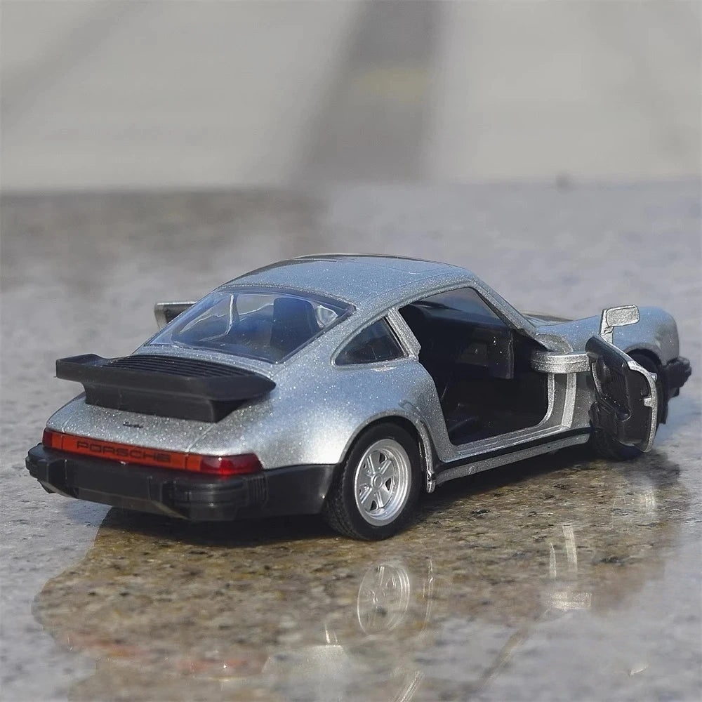 [TOY] 1:36 Porsche 1978 911 Turbo Silver Model Car Die-Cast