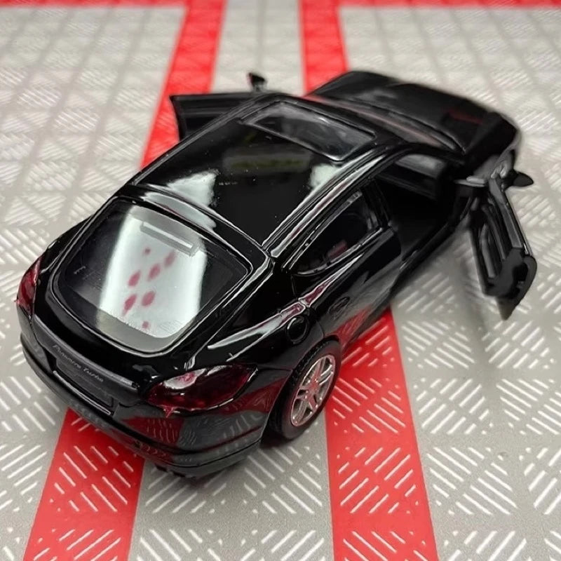 [TOY] 1:36 Porsche 2010 Panamera Black Model Car Die-Cast