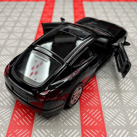 [TOY] 1:36 Porsche 2010 Panamera Black Model Car Die-Cast