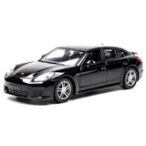 [TOY] 1:36 Porsche 2010 Panamera svart modellbil Die-Cast