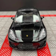 [TOY] 1:36 Porsche 2010 Panamera Black Model Car Die-Cast