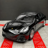 [TOY] 1:36 Porsche 2010 Panamera svart modellbil Die-Cast