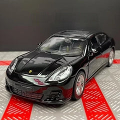 [TOY] 1:36 Porsche 2010 Panamera Black Model Car Die-Cast