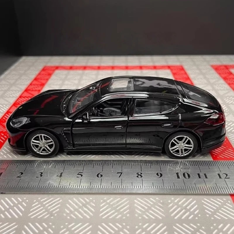 [TOY] 1:36 Porsche 2010 Panamera Black Model Car Die-Cast