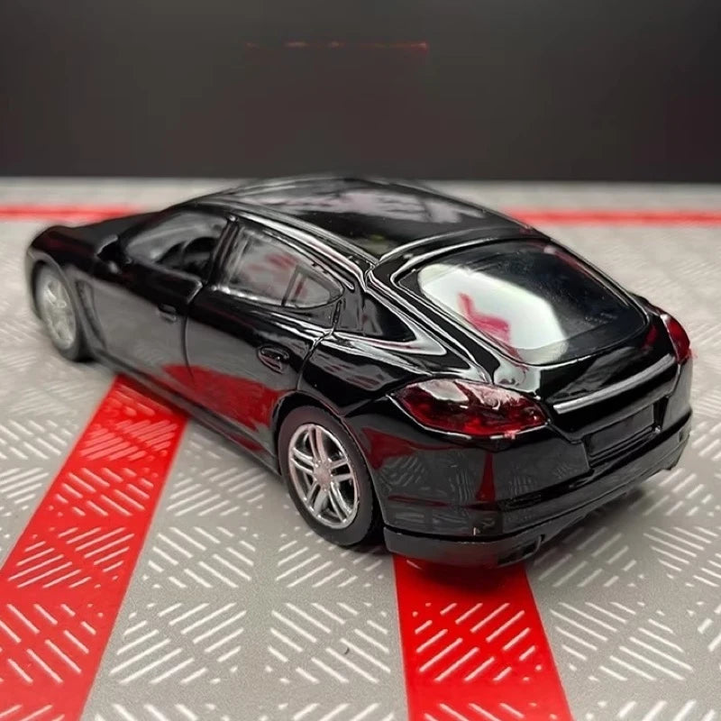 [TOY] 1:36 Porsche 2010 Panamera Black Model Car Die-Cast