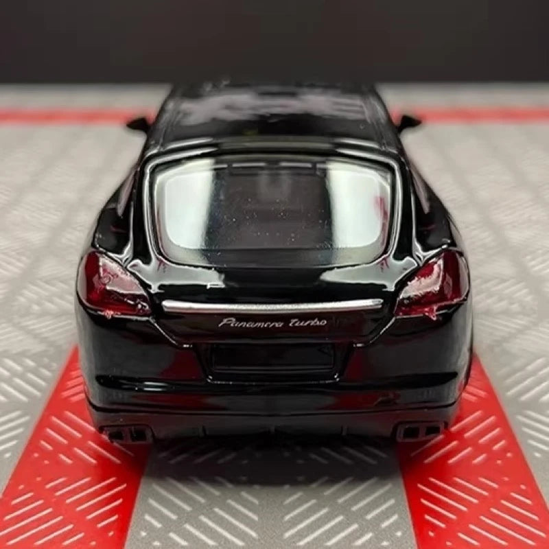 [TOY] 1:36 Porsche 2010 Panamera Black Model Car Die-Cast