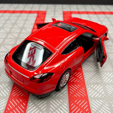 [TOY] 1:36 Porsche 2010 Panamera Red Model Car Die-Cast