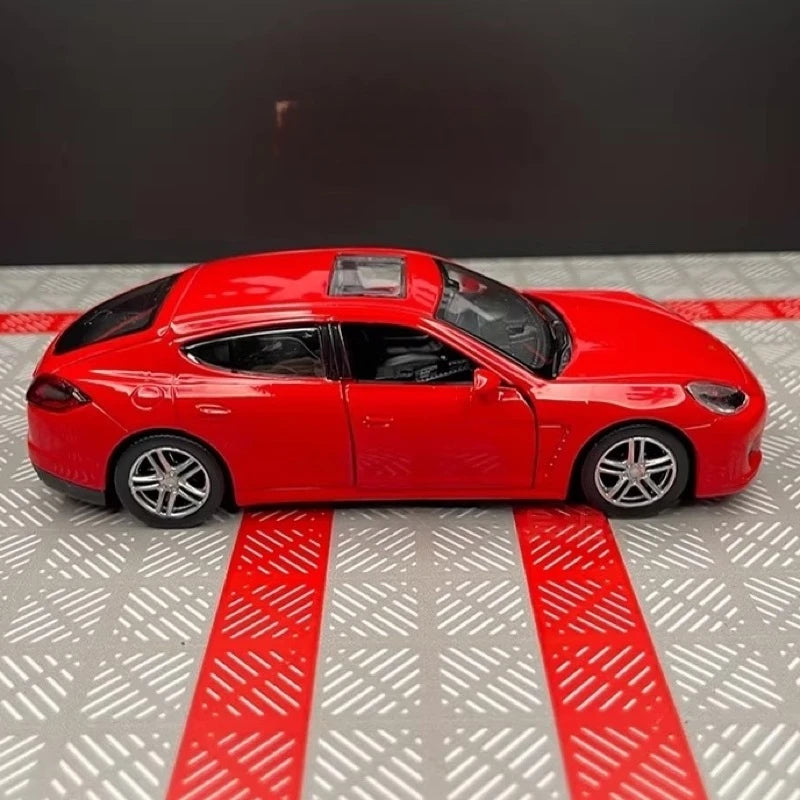 [TOY] 1:36 Porsche 2010 Panamera Red Model Car Die-Cast