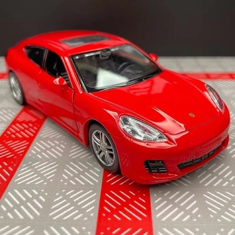 [TOY] 1:36 Porsche 2010 Panamera Red Model Car Die-Cast
