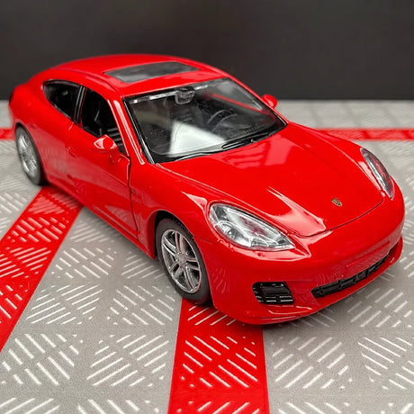 [TOY] 1:36 Porsche 2010 Panamera Red Model Car Die-Cast