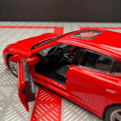 [TOY] 1:36 Porsche 2010 Panamera Red Model Car Die-Cast