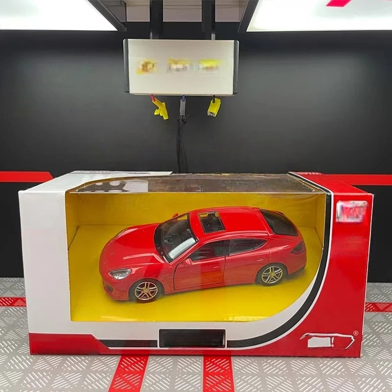 [TOY] 1:36 Porsche 2010 Panamera Red Model Car Die-Cast