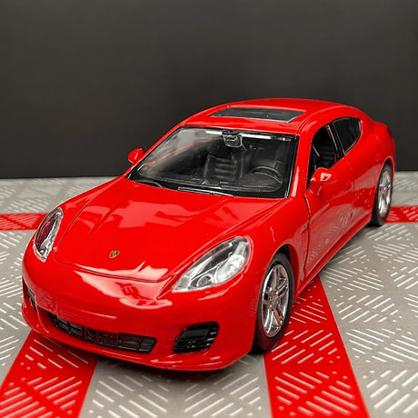[TOY] 1:36 Porsche 2010 Panamera Red Model Car Die-Cast