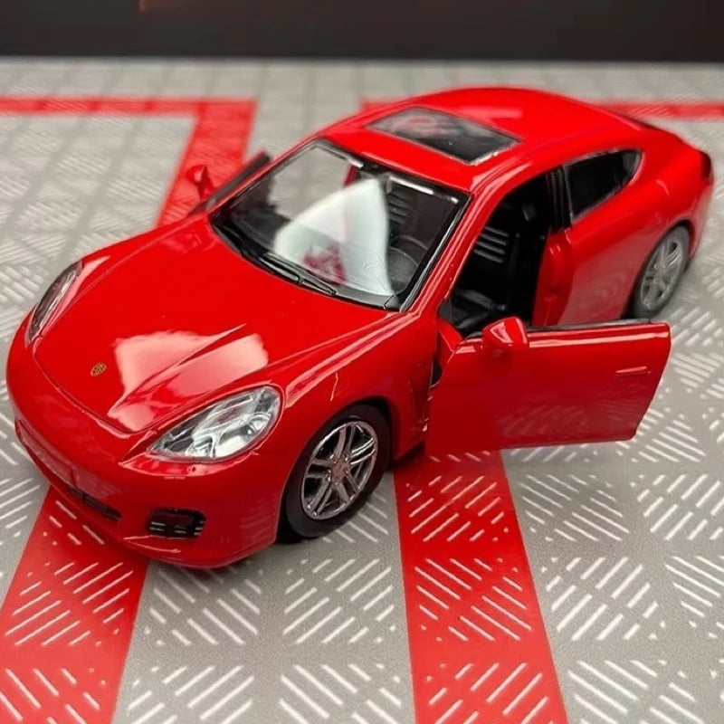 [TOY] 1:36 Porsche 2010 Panamera Red Model Car Die-Cast