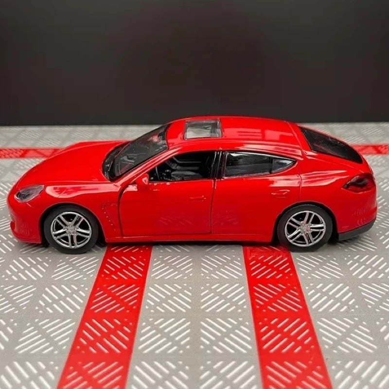 [TOY] 1:36 Porsche 2010 Panamera Red Model Car Die-Cast