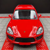 Porsche 2014 Cayenne Czerwony 1:36 – Model wyświetlacza odlewany z metalu