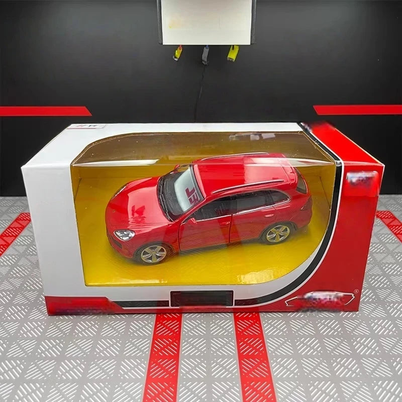 [TOY] 1:36 Porsche 2014 Cayenne Red Model Car Die-Cast
