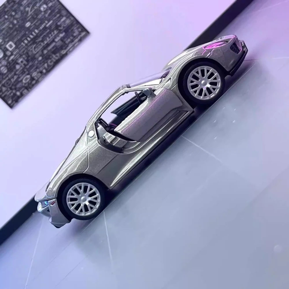 [TOY] 1:36 Porsche 2015 918 Spyder Silver Model Car Die-Cast