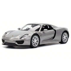 [TOY] 1:36 Porsche 2015 918 Spyder Silver Model Car Die-Cast